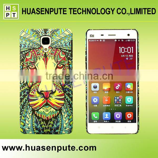 Custom Printing Ultra Slim Unique Animal PC Hard Case For XiaoMi 4