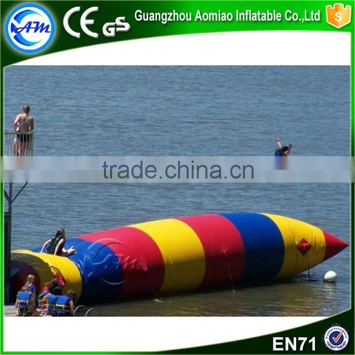 Hot selling CE crazy inflatable water jumping bag,water blob rental