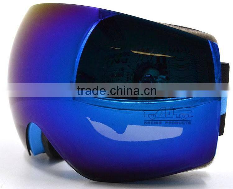 BJ-MG-018A Top Quality Transparent Three Layer Foam Snowboard Goggles