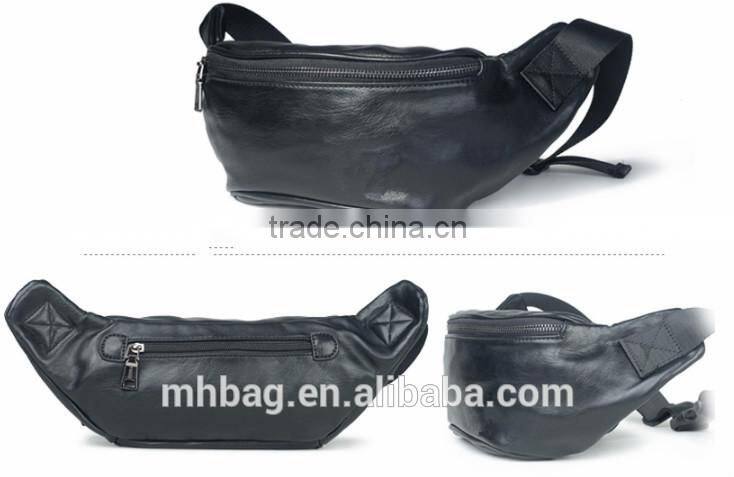 Men Leather Waist Bag