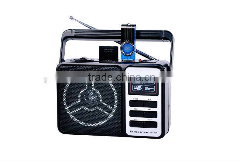 Manufacturer Supply Rechargeable Portable Mini Speaker with fm Radio