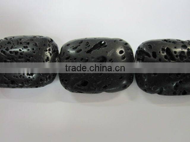 square shape lava gemstone