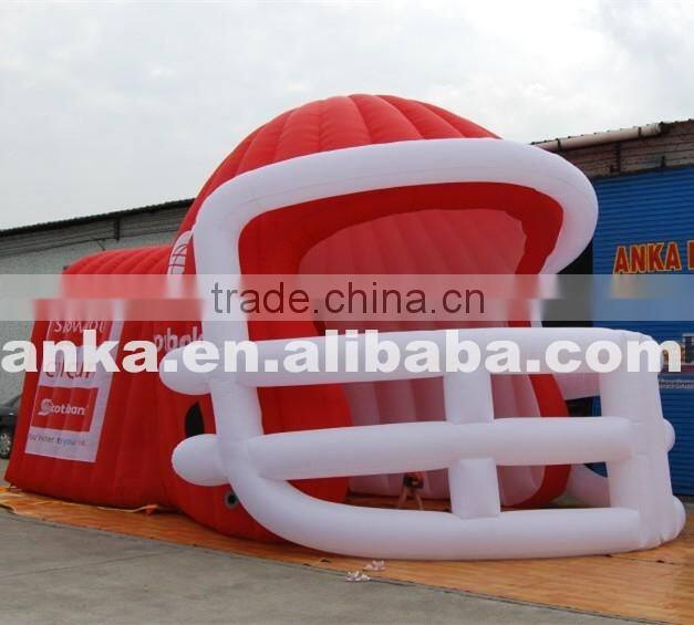 Giant inflatable football helmet tunnel for sale