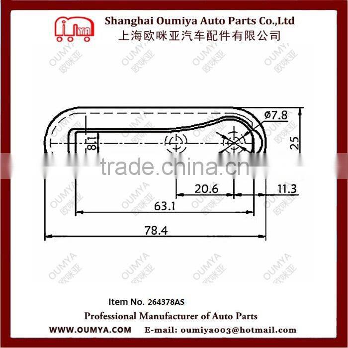 The coat hook used on truck 264378AS