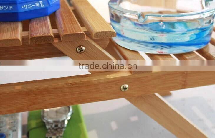 Bamboo 2-tier Folding Rack