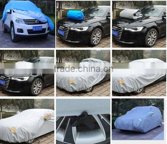 high qualtity aluminium foil car cover silver color