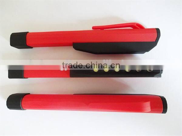 GS-4013 work light ABS 6 led magnetic pen torch