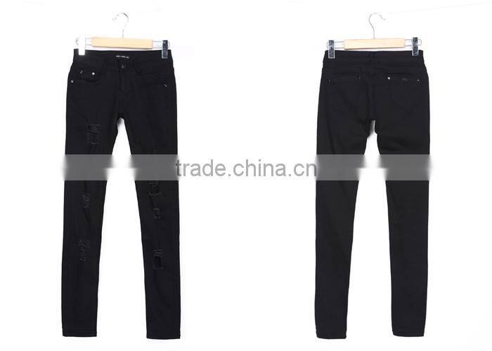 Long skinny jeans pants price guangzhou jeans jeans women