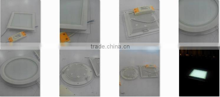 Hot selling 6w 12w 18w Epistar smd round you jizz tube glass panel light free porn tube cup wall panel led