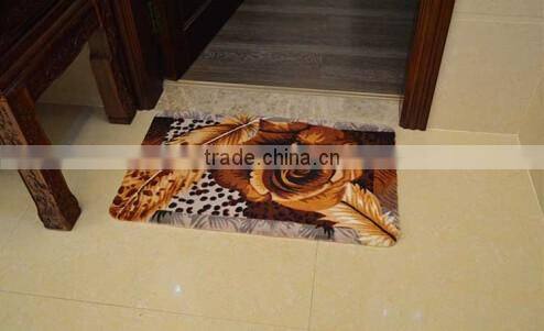 Polypropylene Fiber Printing Attractive And Durable Anti-Slip Door Study Bath Mat