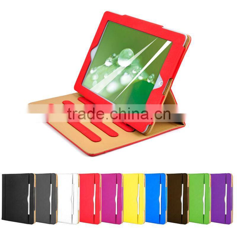 High Quality Leather Case For Ipad Air with Sleep Wake