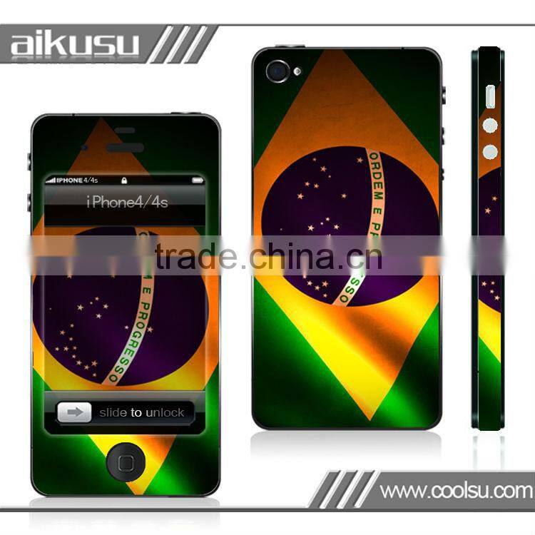 Hign end 3M material skin sticker for iphone4 sticker