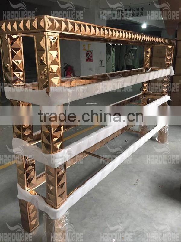 china stainless steel wine display rack