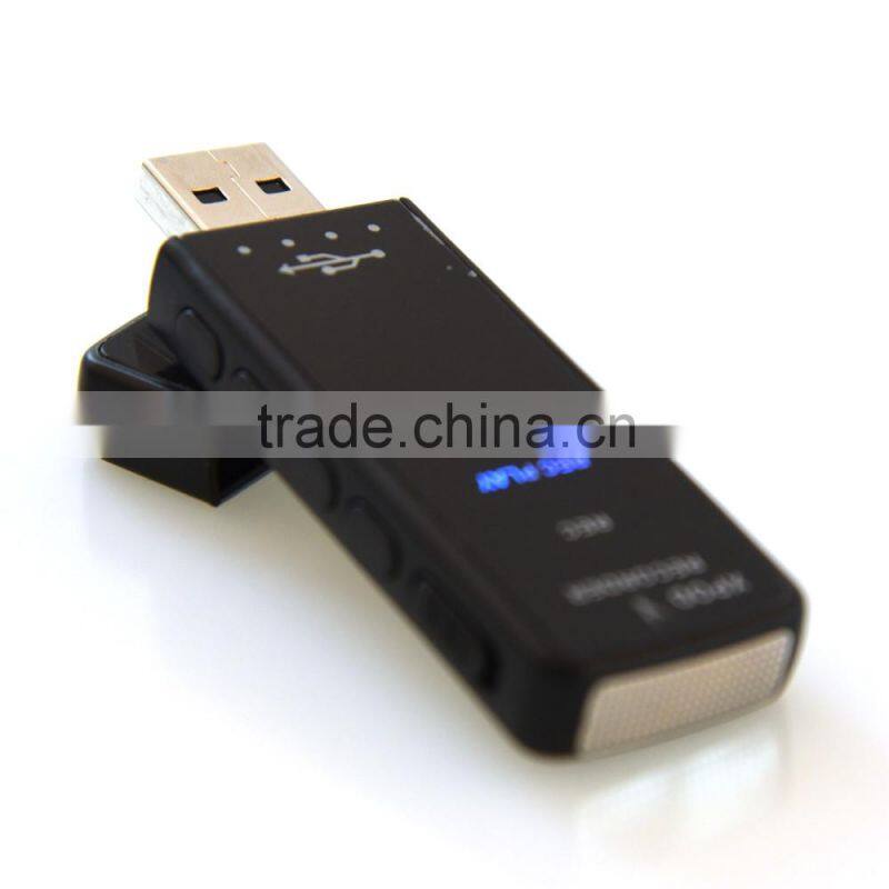 USB Design LED Indicator Detective Voice Recorder Model Q28