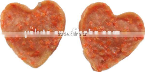 Heart shape-low fat dog snack