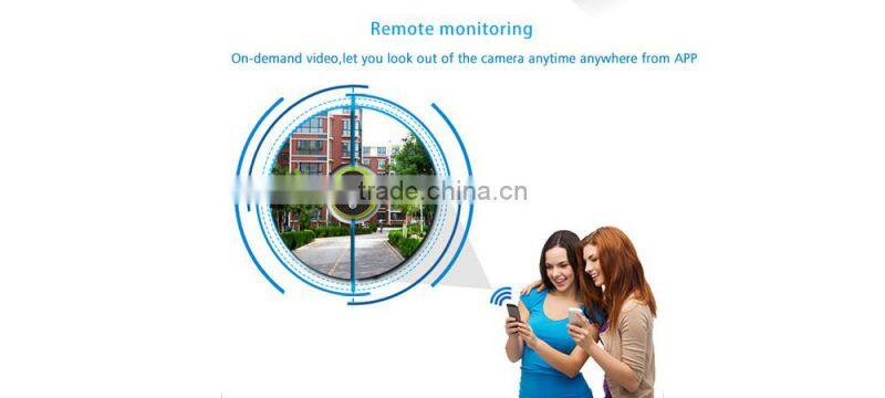 Support wireless indoor doorbell 720P WIFI doorbell camera with night vision and Free Smartphone APP