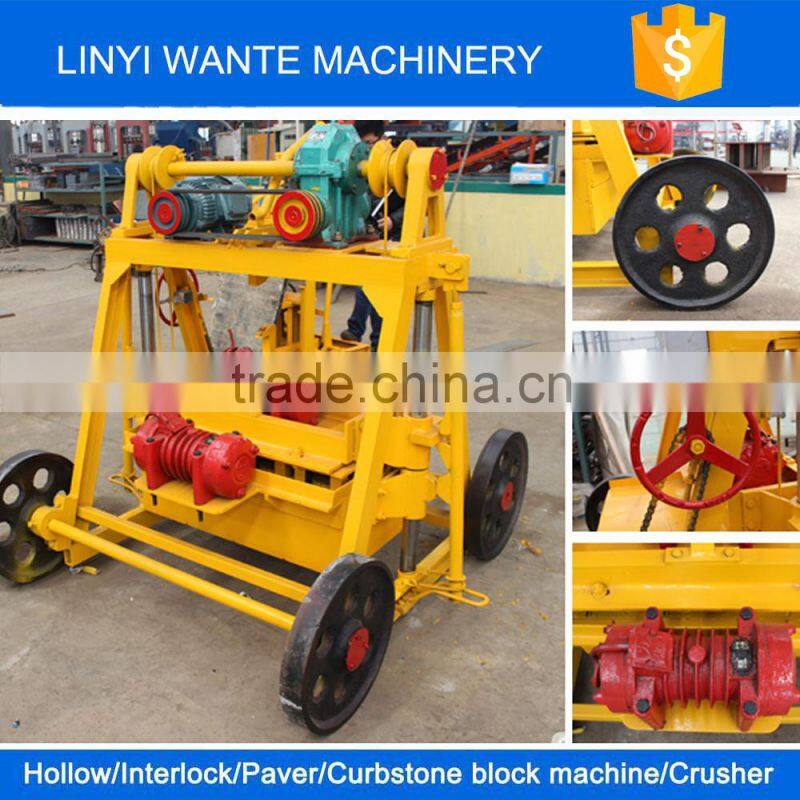 QT40-3B mould vibration brick making machine,hollow block making machine price