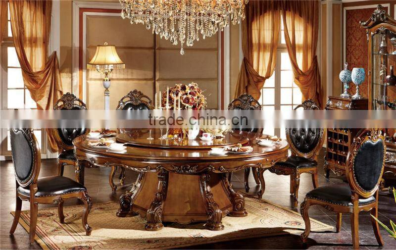 traditional wood carved dining set,antique wooden dining room
