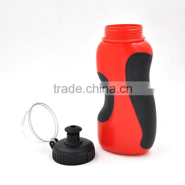 Food Grade Flat Shape Sipper Safe Sport Bottle with Neoprene and Nozzle