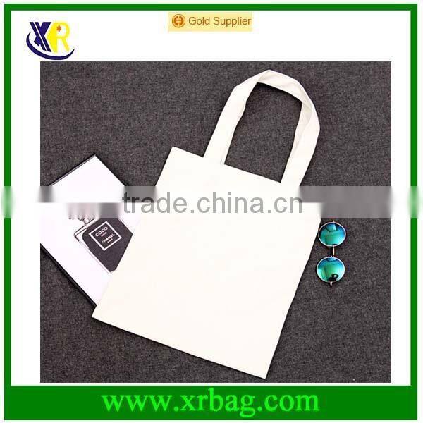 Fashion natural color cotton shoulder tote bag