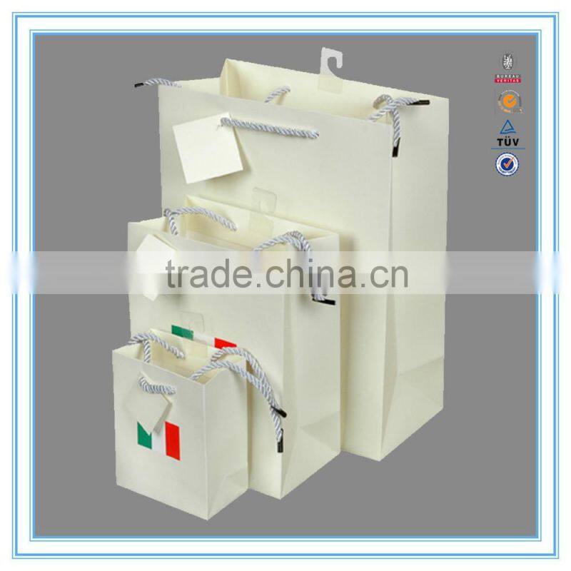 High quality custom printing paper shopping bag&shopping paper bag & paper bag wholesale