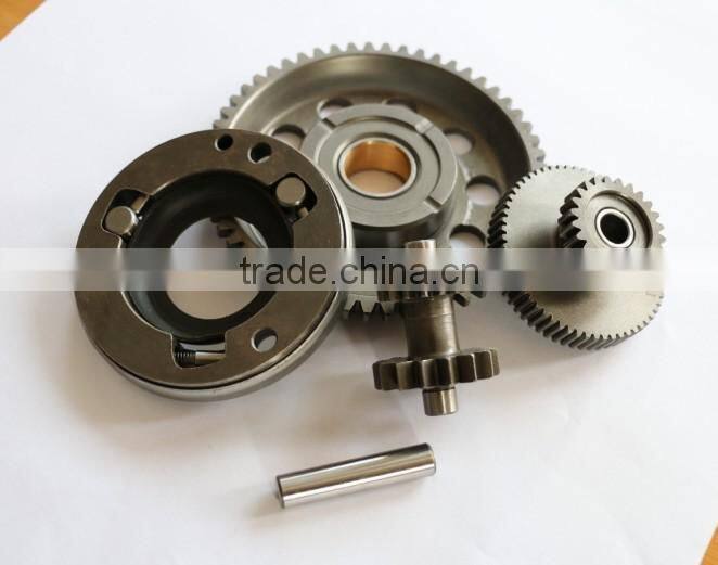 motorcycle engine parts DY 100 overrunning clutch gear assembly