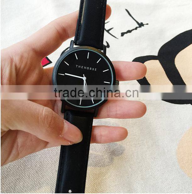 2016 Vogue custom Leather brand oem watches manufacturer the horse watch