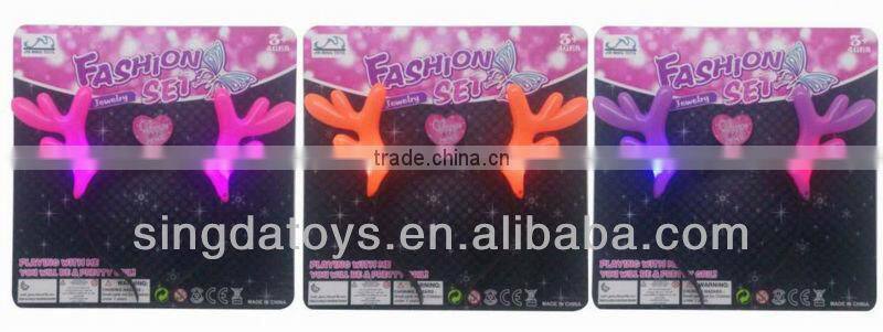 Flashing feather hairpin beautiful party goods christmas light