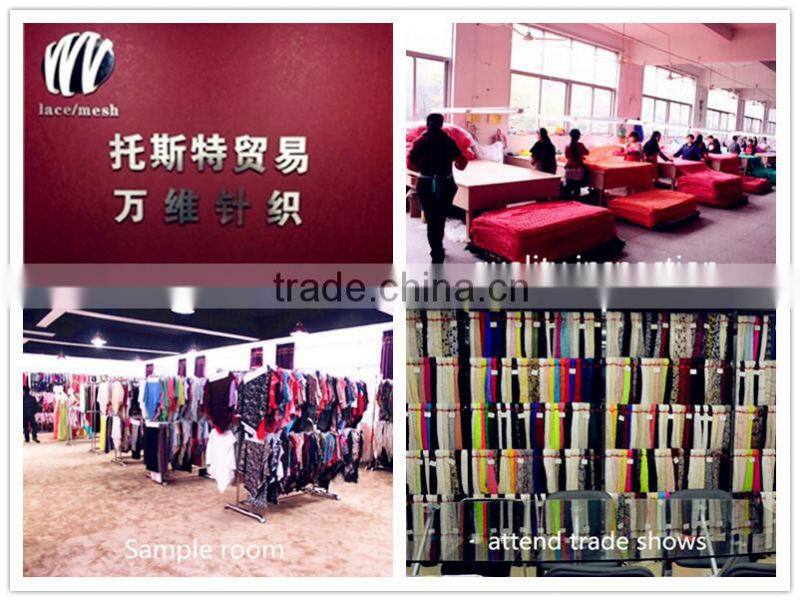 6 Discount Hot Sales High Quality Stylish Flower Pattern Polyamide Elastic Restonic for Woman's Dress 7052