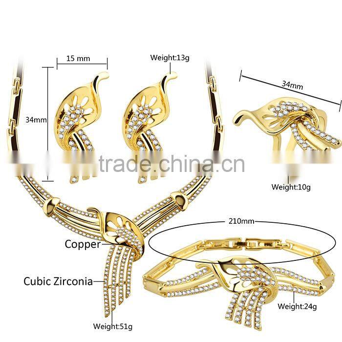 Best Selling Products In America 24K Gold Jewelry Set