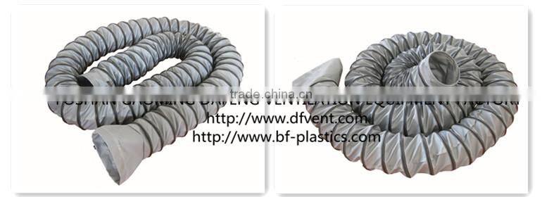 8" x 25' 300Celsius grey heater duct for boiler