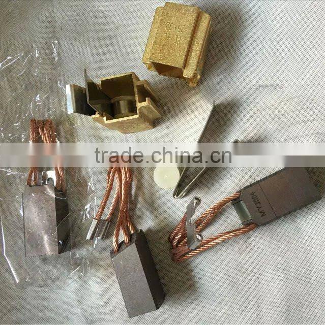 copper graphite carbon brush for collector ring with carbon brush holder