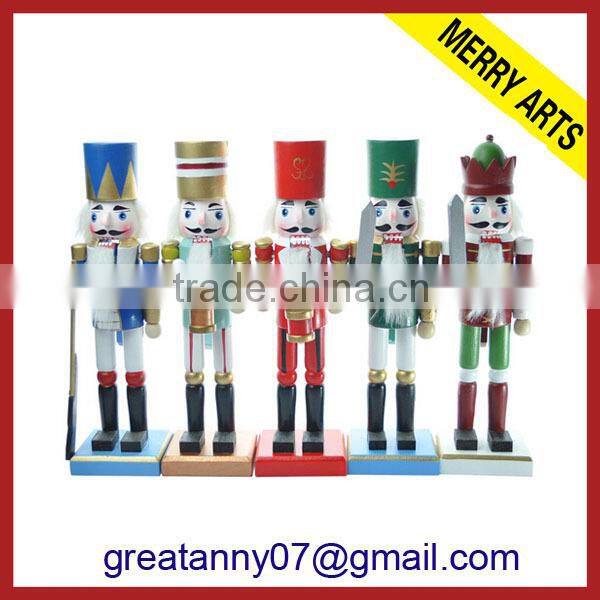 21" Hollywood Multi-Colored Stacked Soldier Decorative Christmas Nutcracker