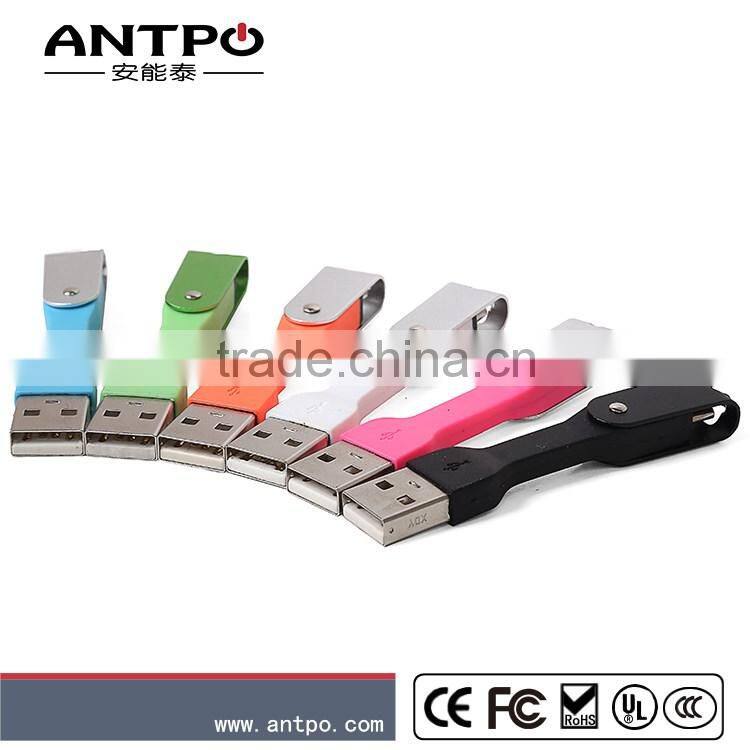 2016 newest design Keychain loop usb cable durable