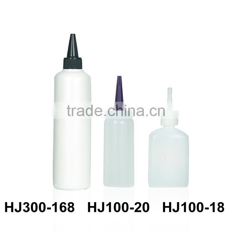 HDPE Plastic squeeze bottle with nozzle,plastic e-liquid plastic squeeze bottle
