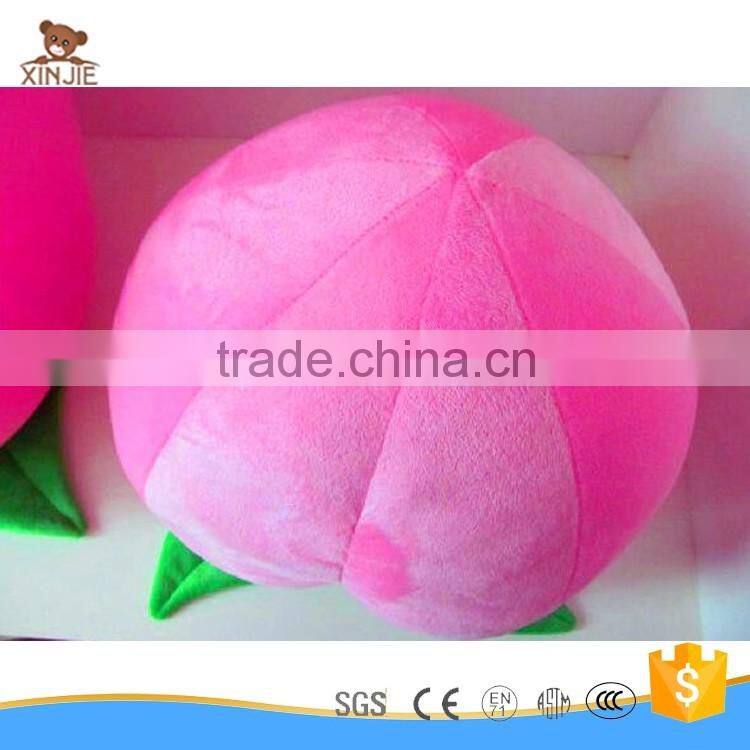 hot plush honey peach pillow fruit shaped pillow