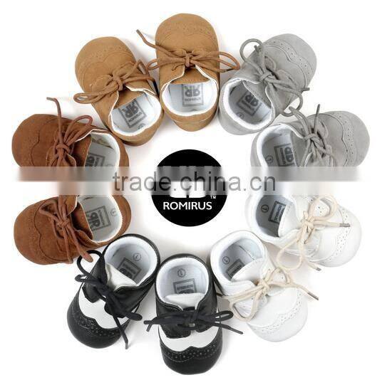 2016 Romirus brand new born baby soft soled toddler shoe, baby first walker