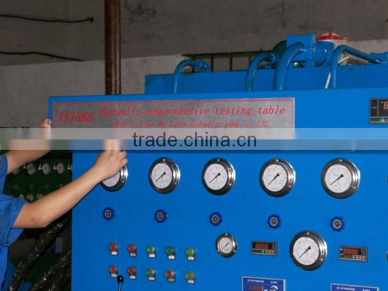 hydraulic pump and systems test bench and test stand
