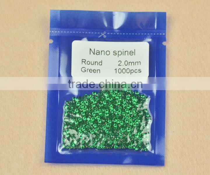 buyers wholesale price per carat square heat resistant nano emerald