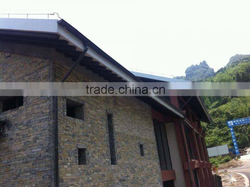 Outside corner, U style aluminum gutter system,rain gutter fittings