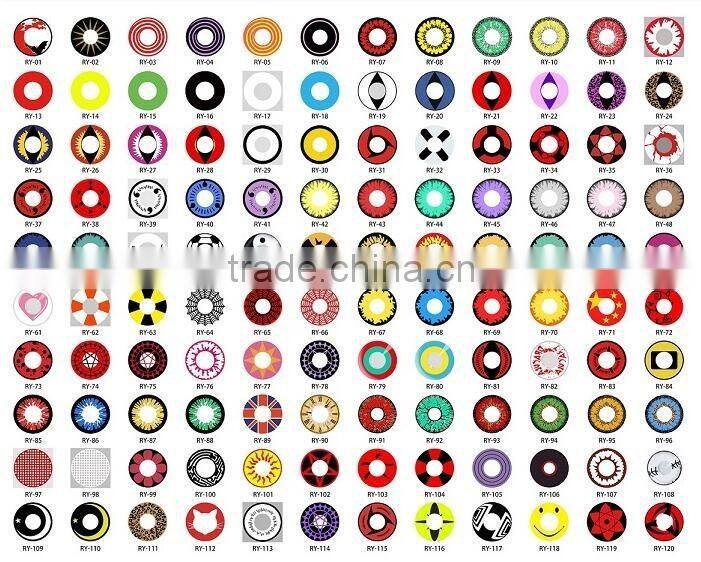 2015 NEW Sharingan crazy lens Halloween contacts Fancylook contact lens