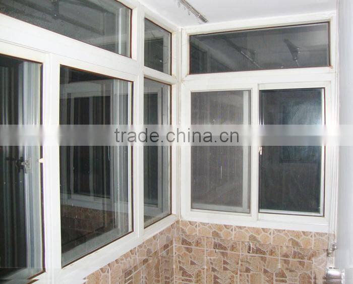 UPVC profile, PVC window profile for door & window, UV coating (blue white) PVC window profile