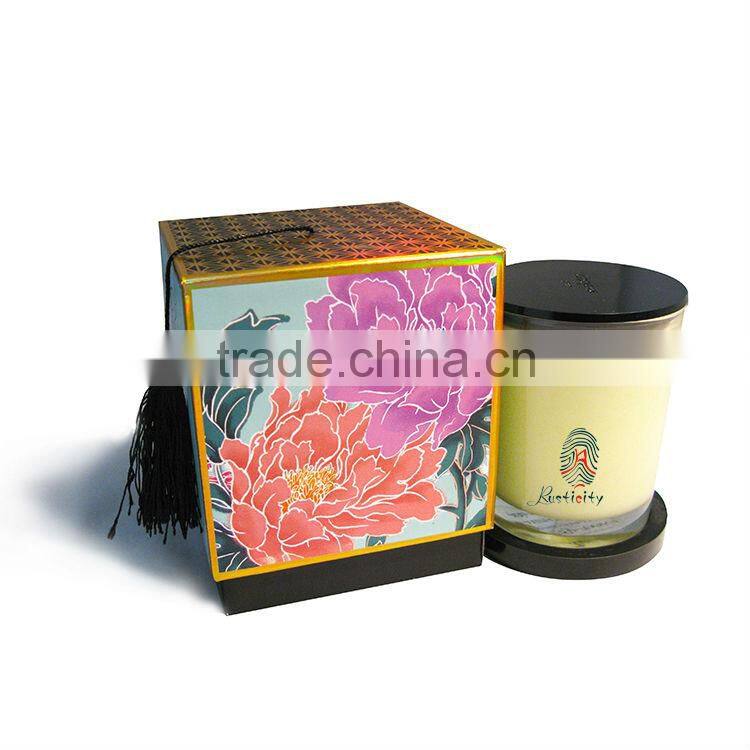 Luxury customized packaging candle box for sell