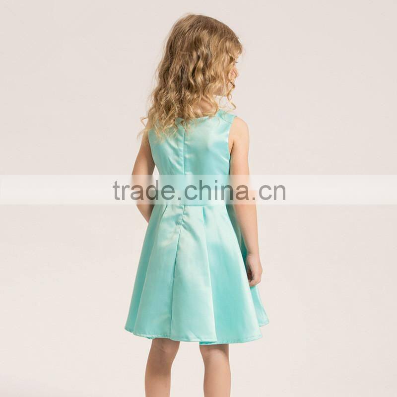 latest Anti-Wrinkle baby girl wedding dress school party
