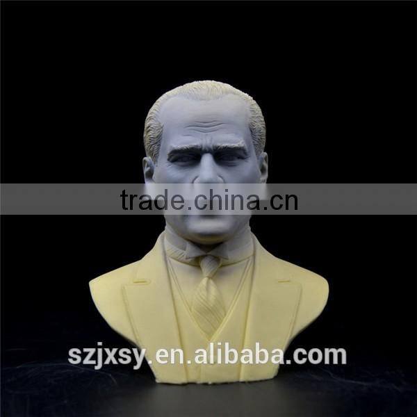 custom resin realistic small head bust