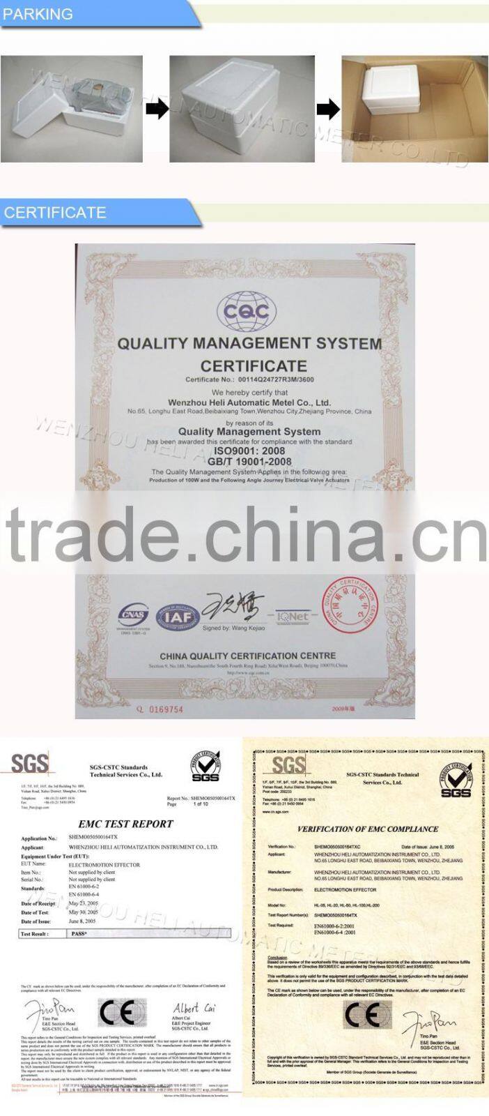 Motorized butterfly valve