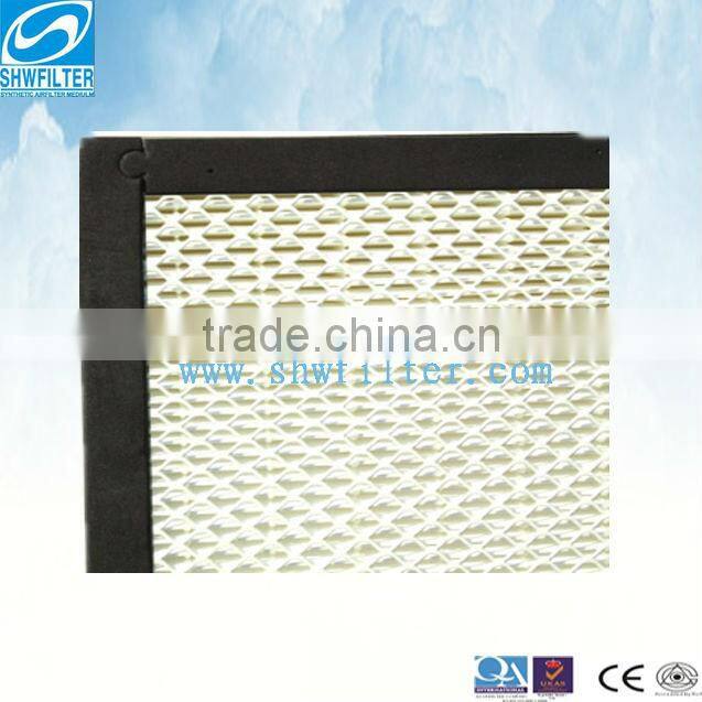 H14 Mini-pleat HEPA Filter for food clean room