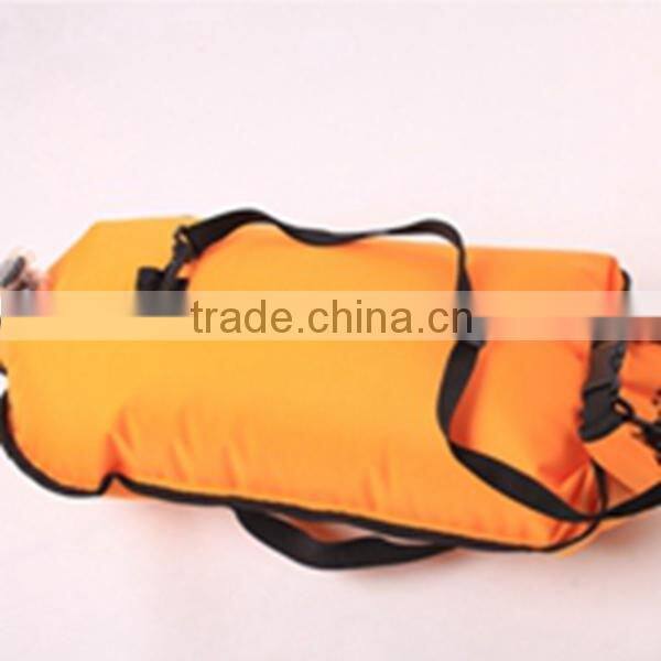 pvc yellow safer inflatable floating buoy for swimming race