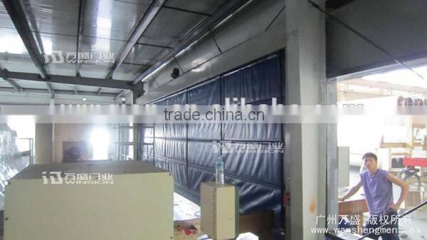 High speed automatic fold up door folding door