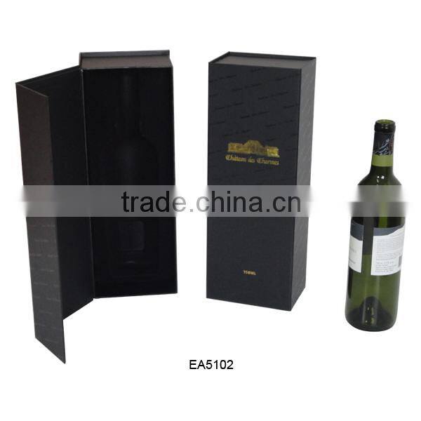 Best quality shot glass packaging box, single bottle wine box, wine packaging bag in box wholesale